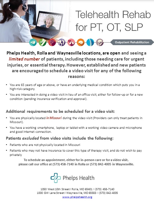 Outpatient Therapy in Rolla, MO Phelps Health